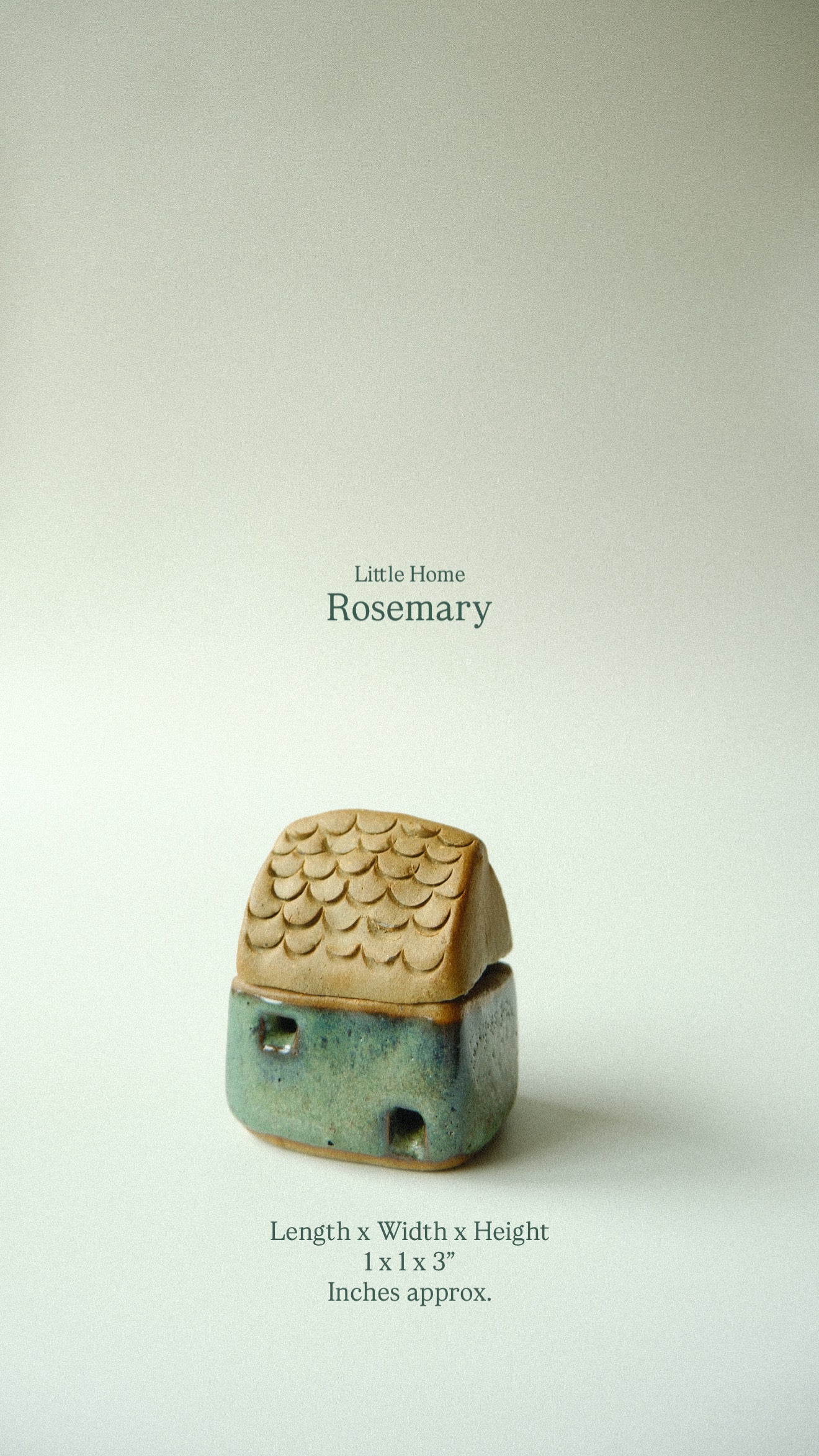 Little Homes Collection- Miniature Ceramic Sculptures