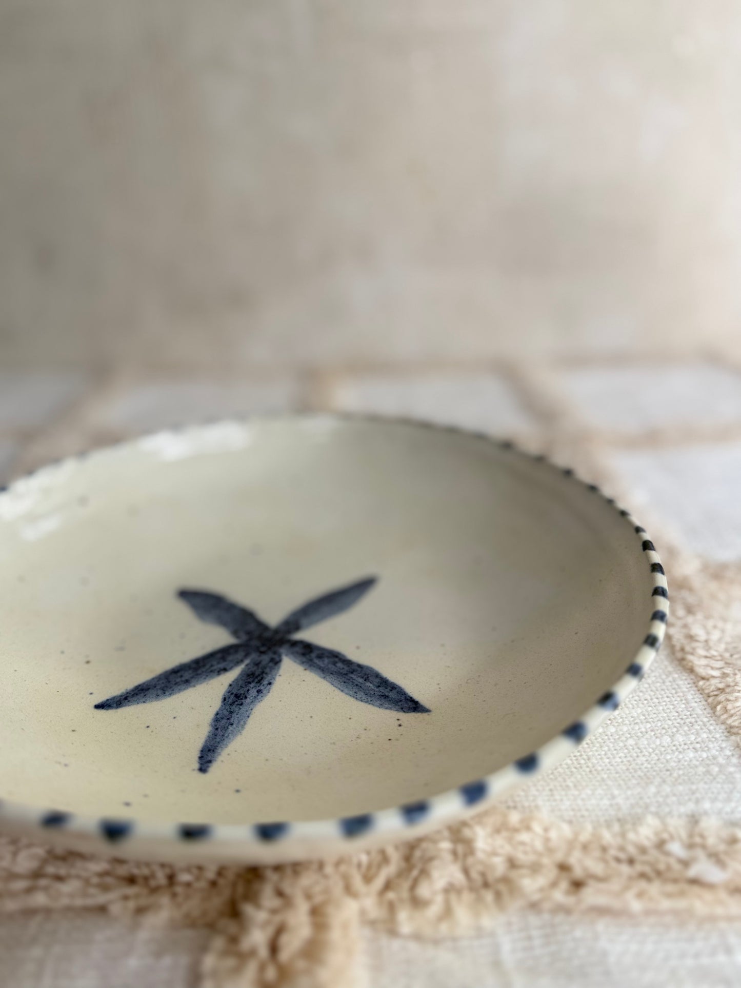 Serving Bowl/ Dinner Bowl- Starfish