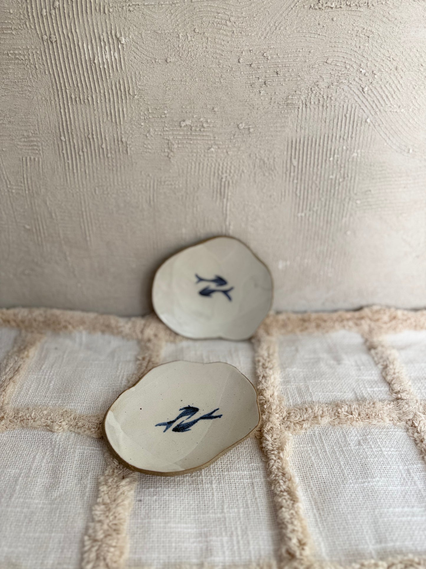 Petal Plate- Fishes- Set of 2