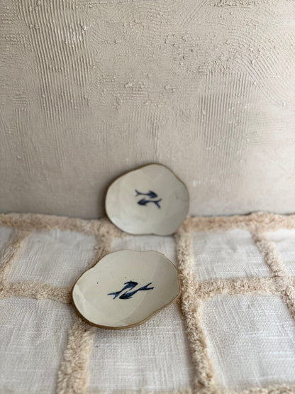 Petal Plate- Fishes- Set of 2