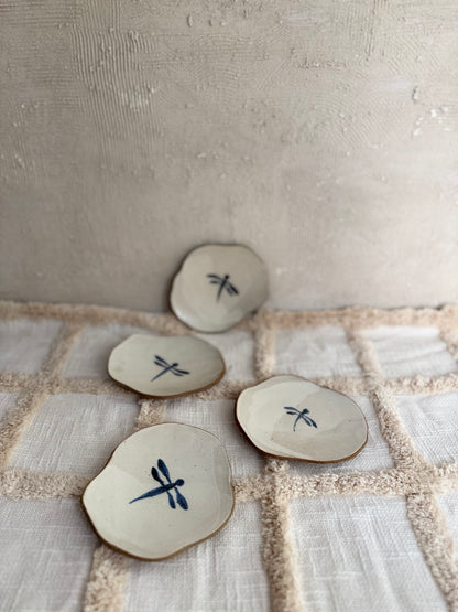Petal Plate- Dragonfly- Set of 2