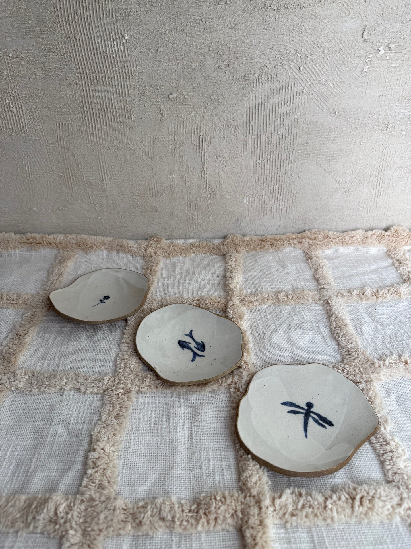 Petal Plate- Fishes- Set of 2