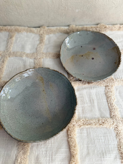 Serving Bowl/ Dinner Bowl- Crackle Glaze