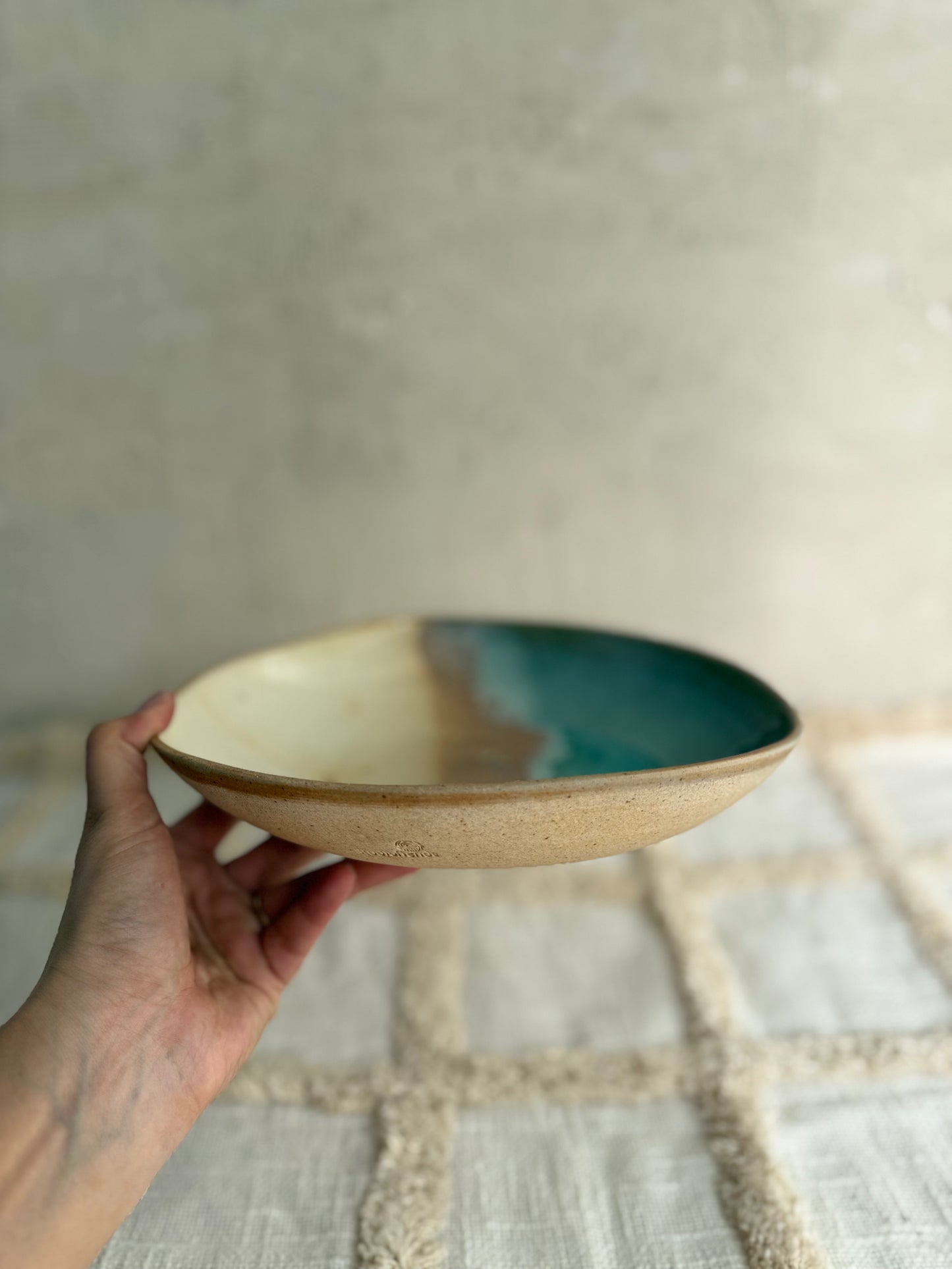 Serving Bowl/ Dinner Bowl- Ocean