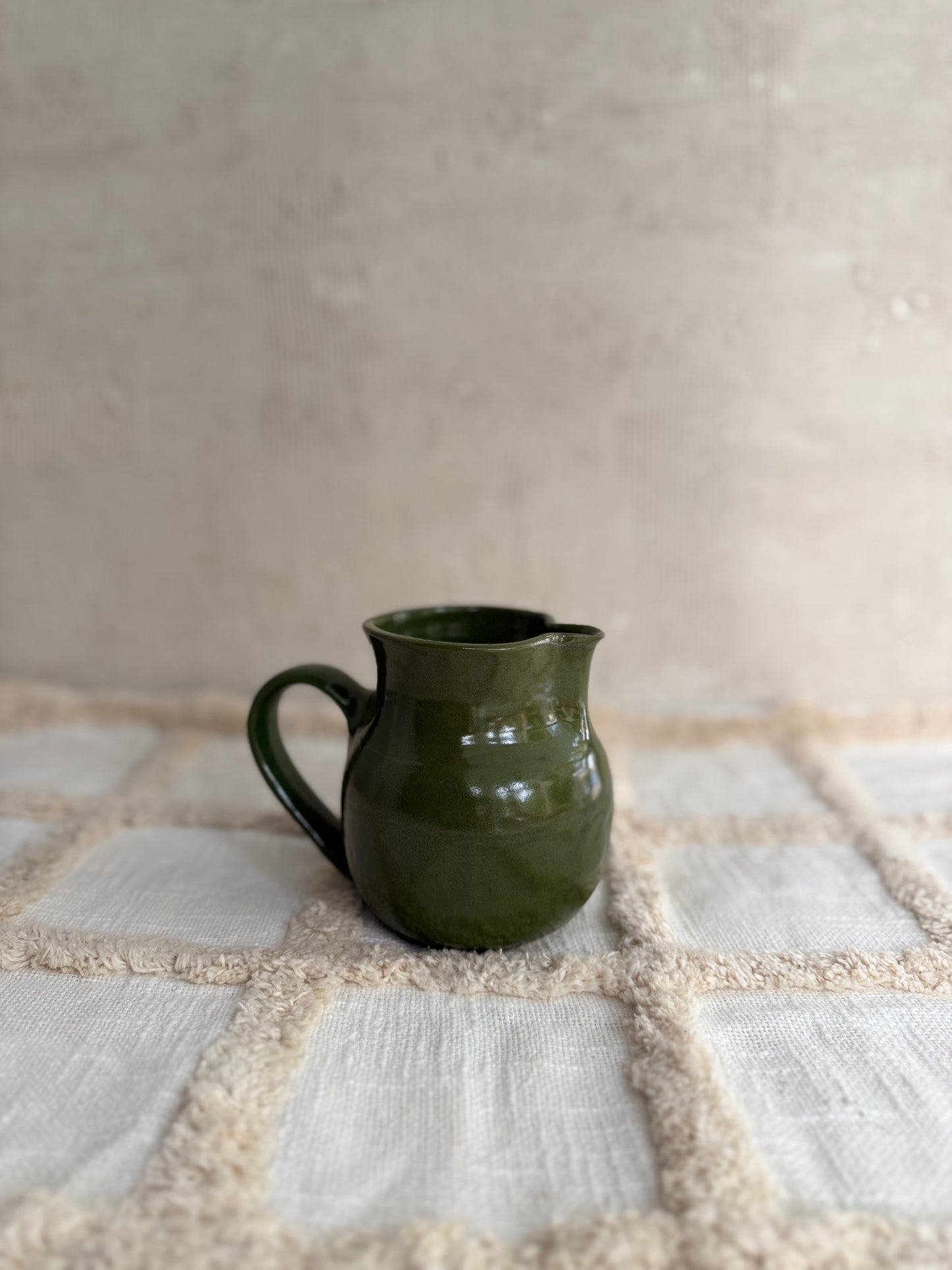 Belly Milk Jug- Forest Green