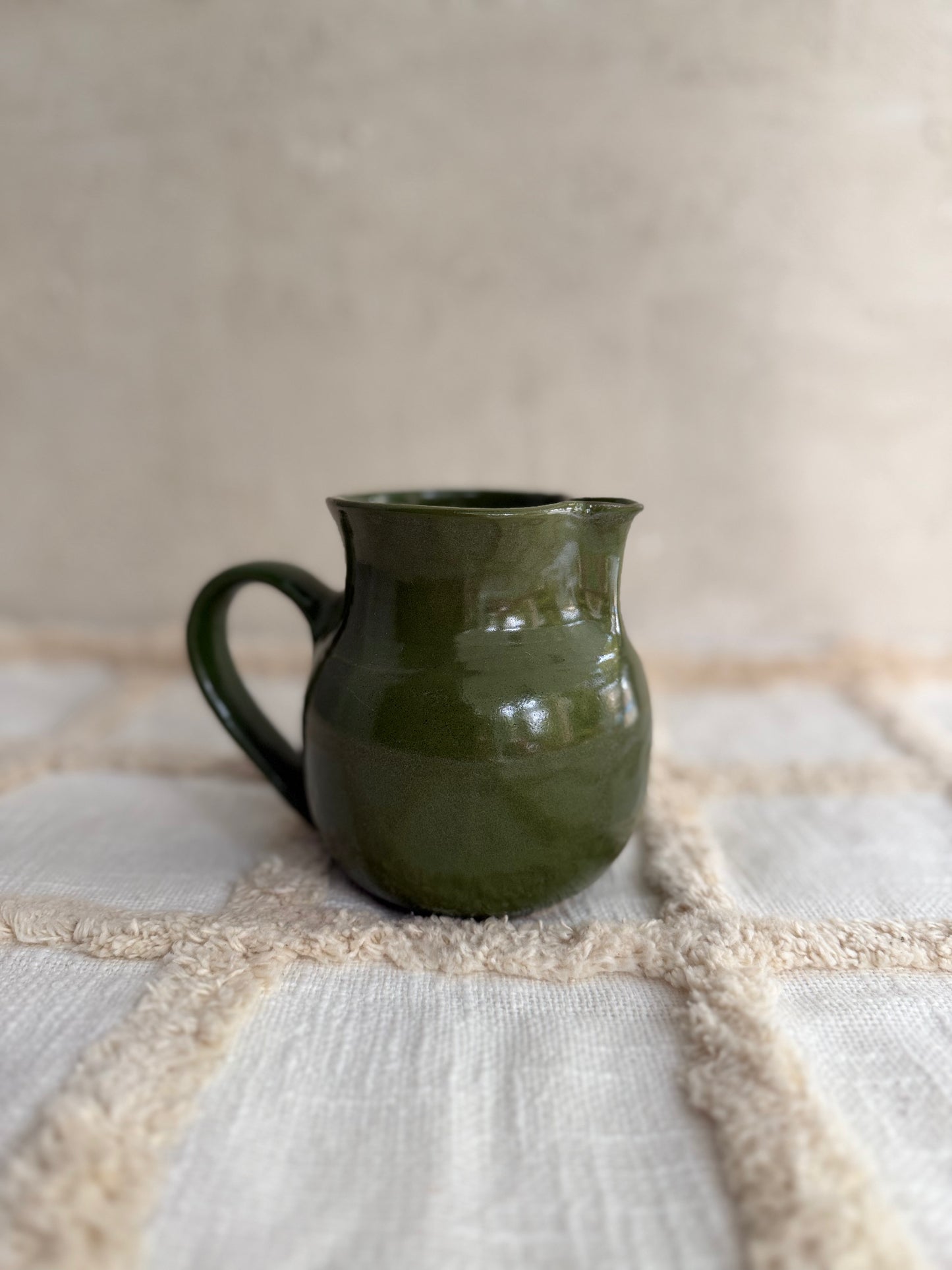 Belly Milk Jug- Forest Green