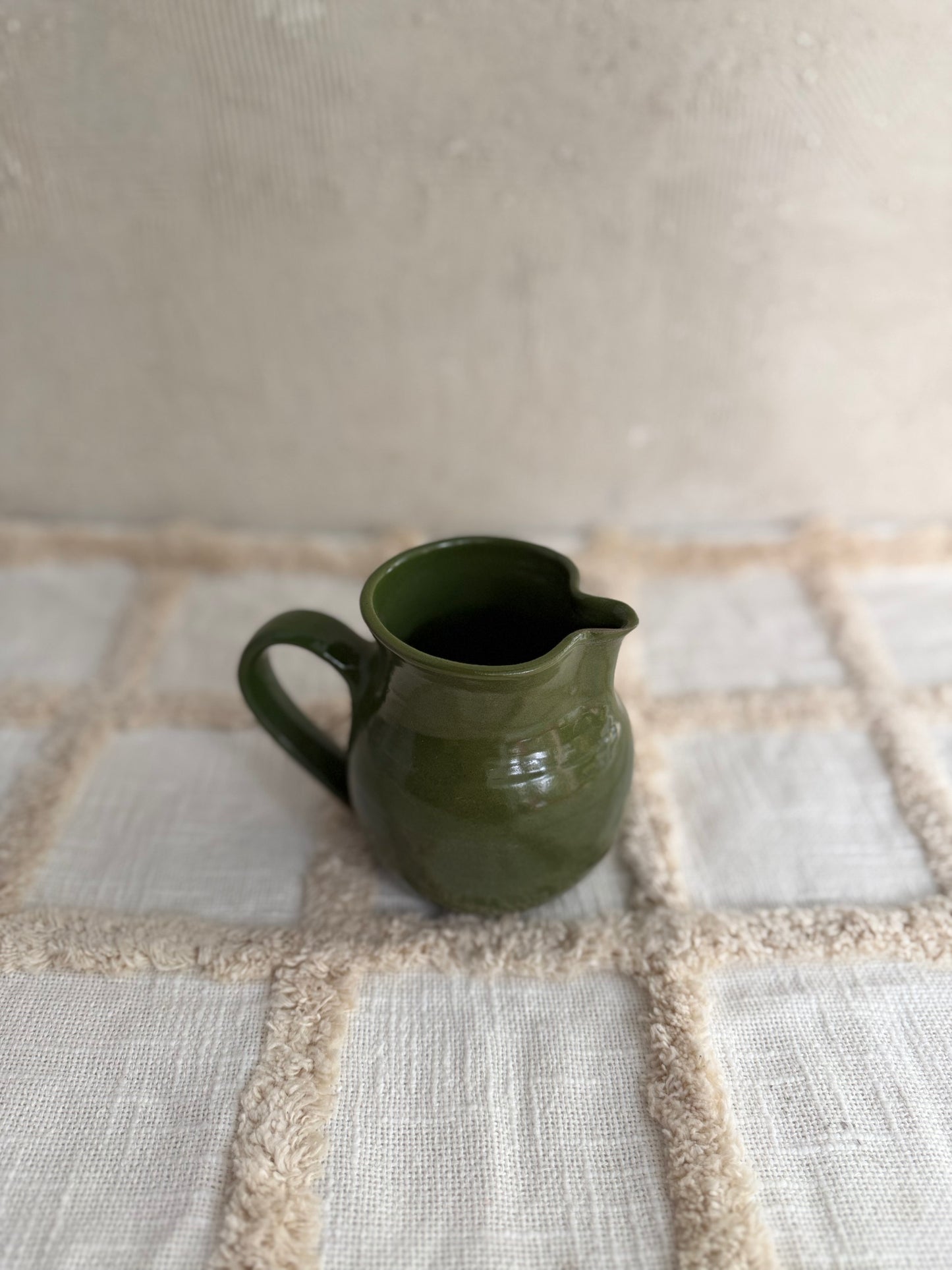 Belly Milk Jug- Forest Green