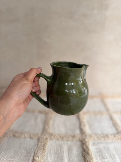 Belly Milk Jug- Forest Green