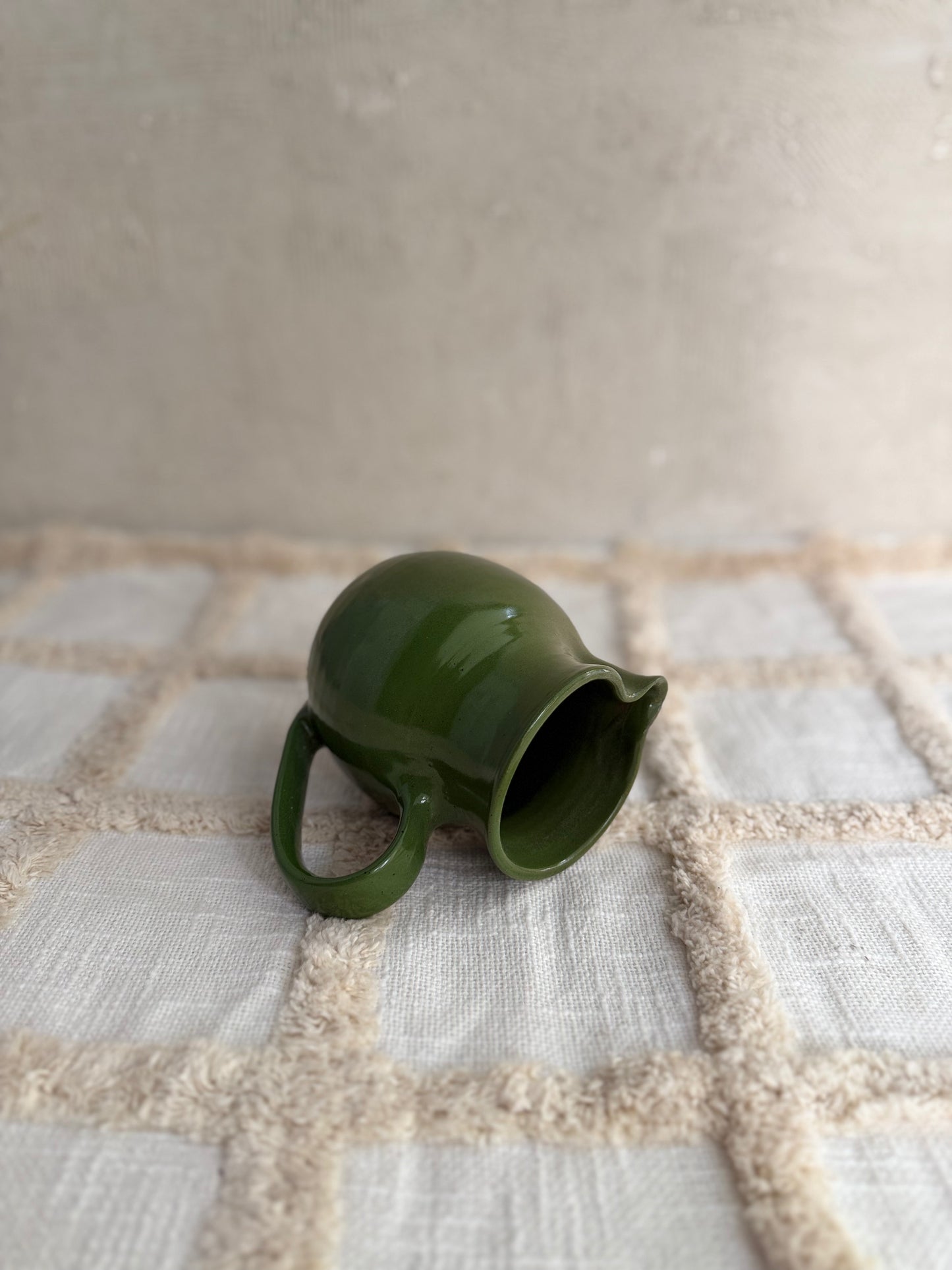 Belly Milk Jug- Forest Green
