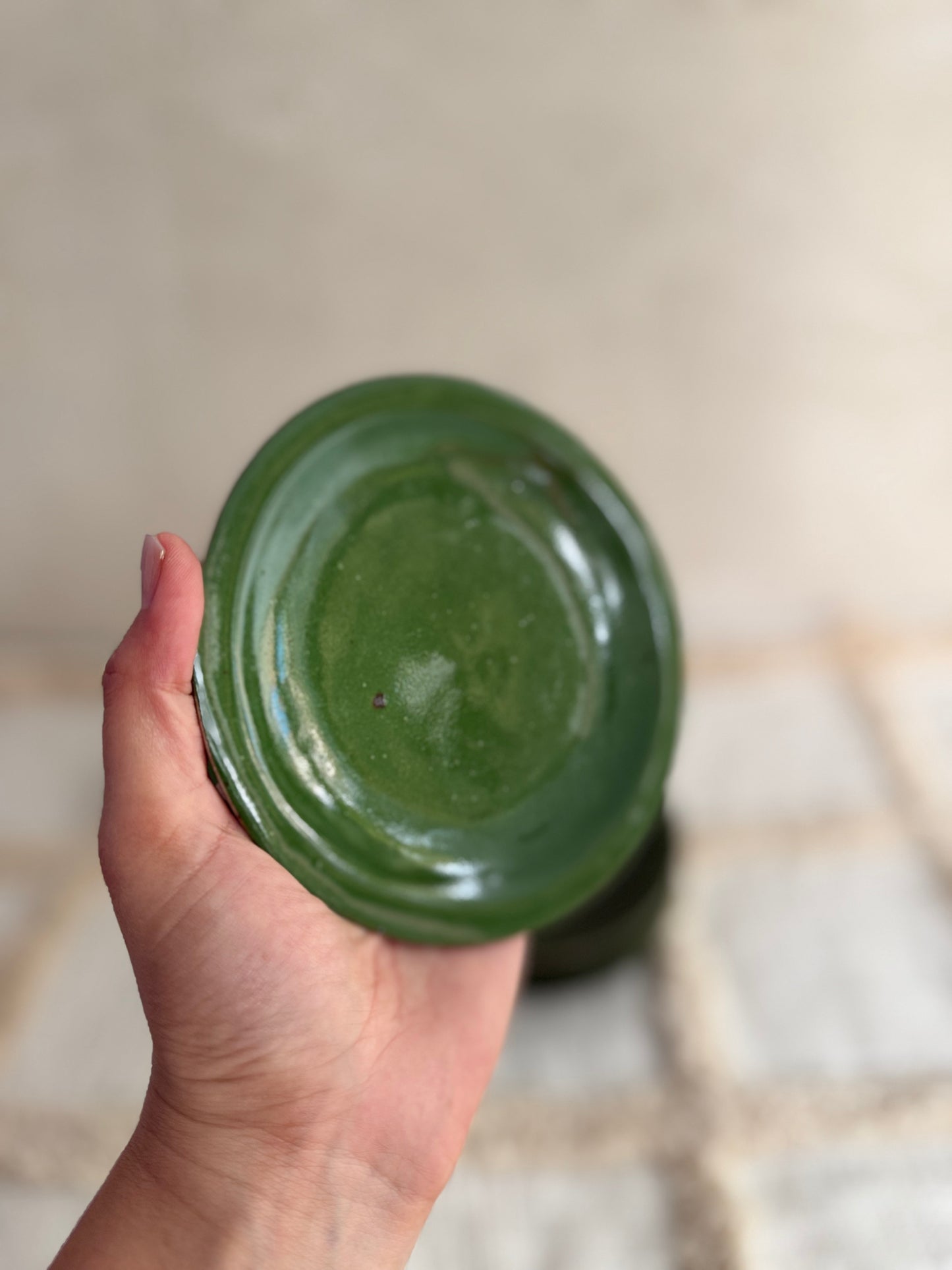 Small Plate- Forest Green- Set of 2