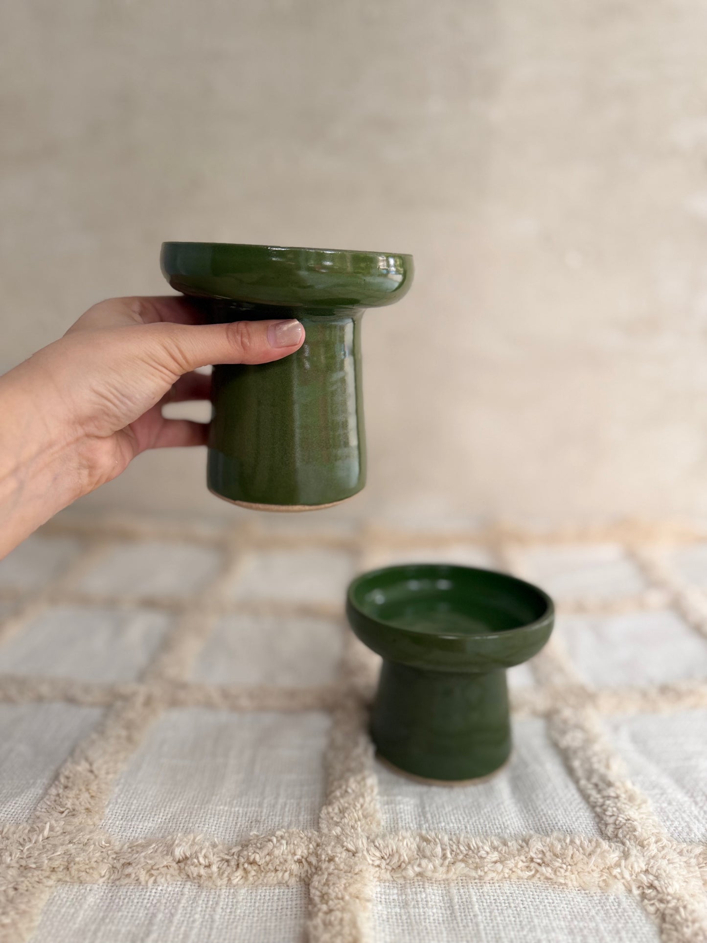 Pedestal Bowl/ Candle Holder