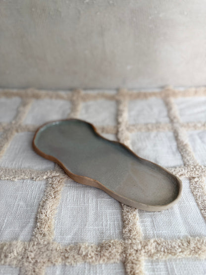 Serving Platter- Crackle Glaze