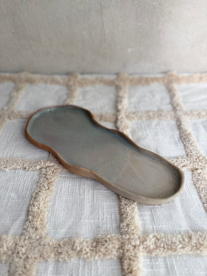 Serving Platter- Crackle Glaze