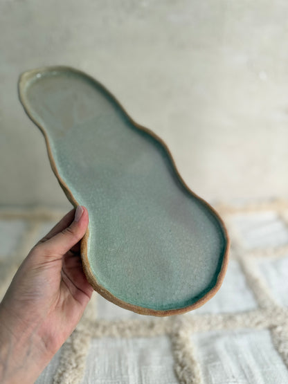 Serving Platter- Crackle Glaze