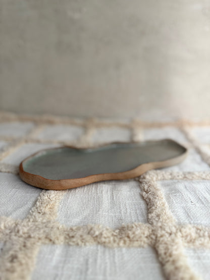 Serving Platter- Crackle Glaze