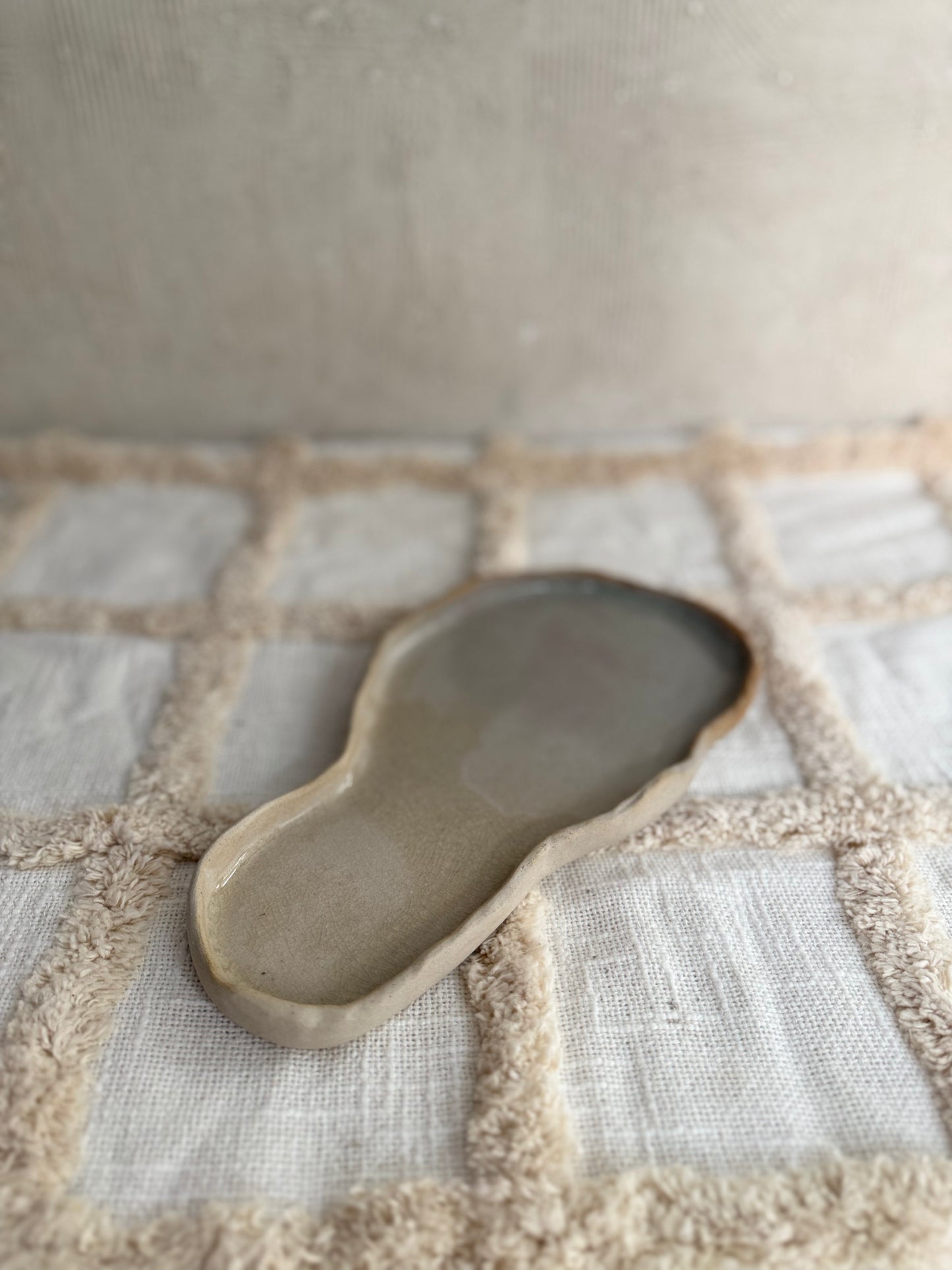 Serving Platter- Crackle Glaze
