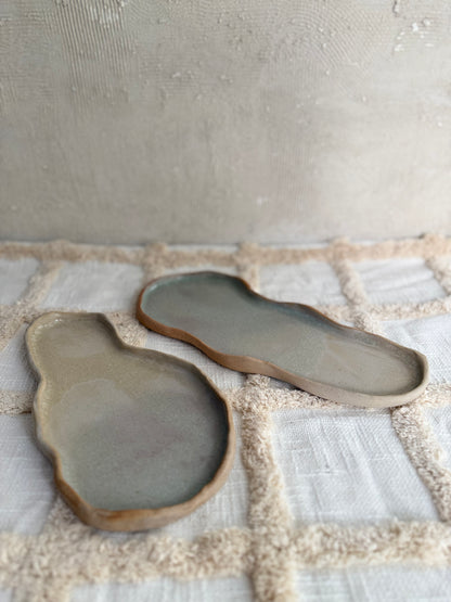 Serving Platter- Crackle Glaze