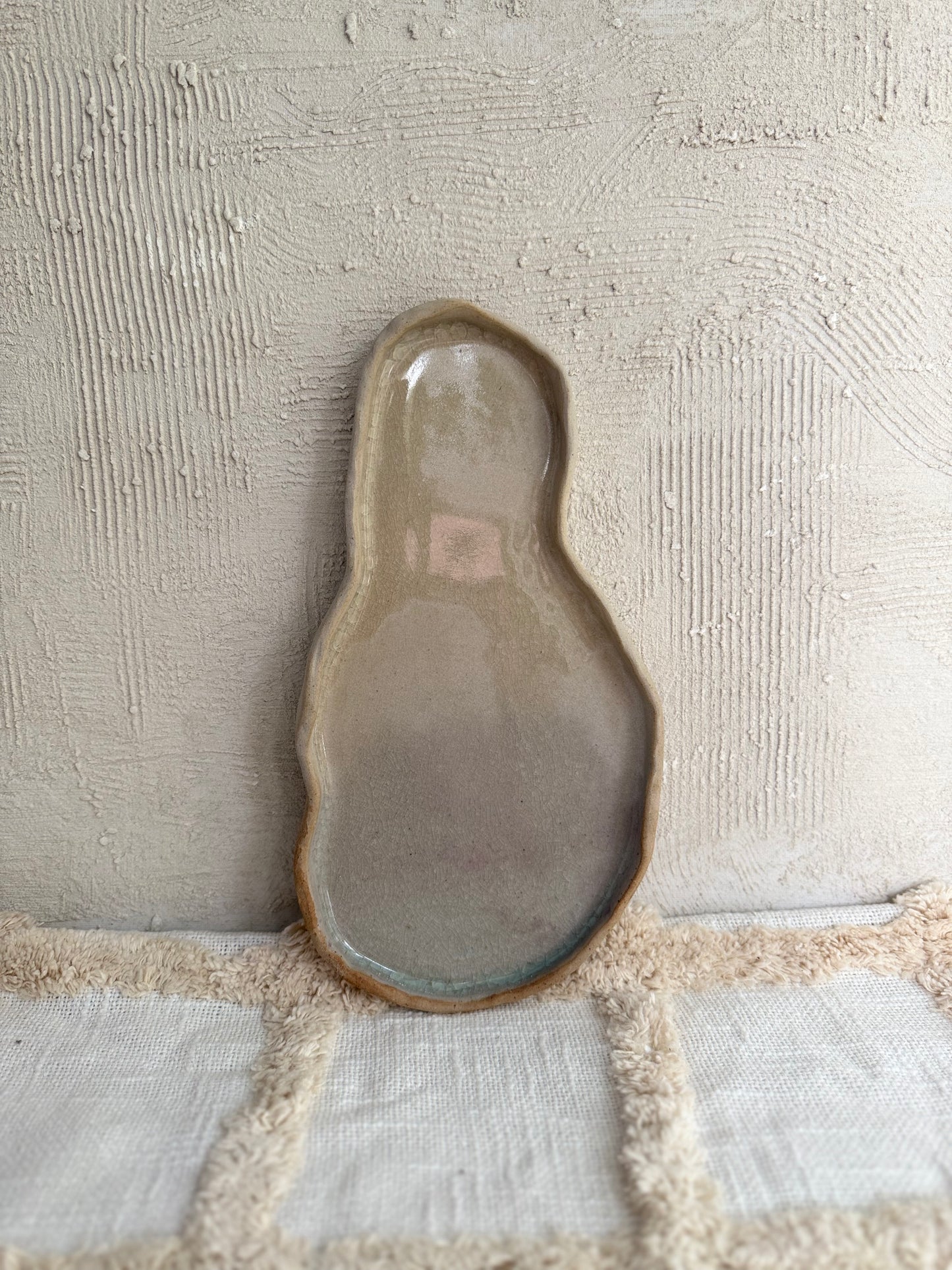 Serving Platter- Crackle Glaze