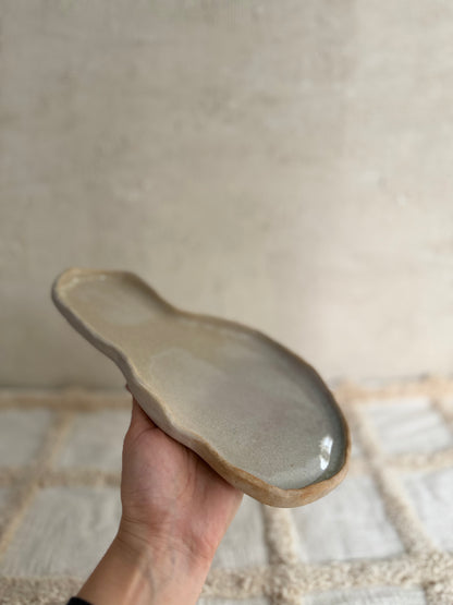 Serving Platter- Crackle Glaze