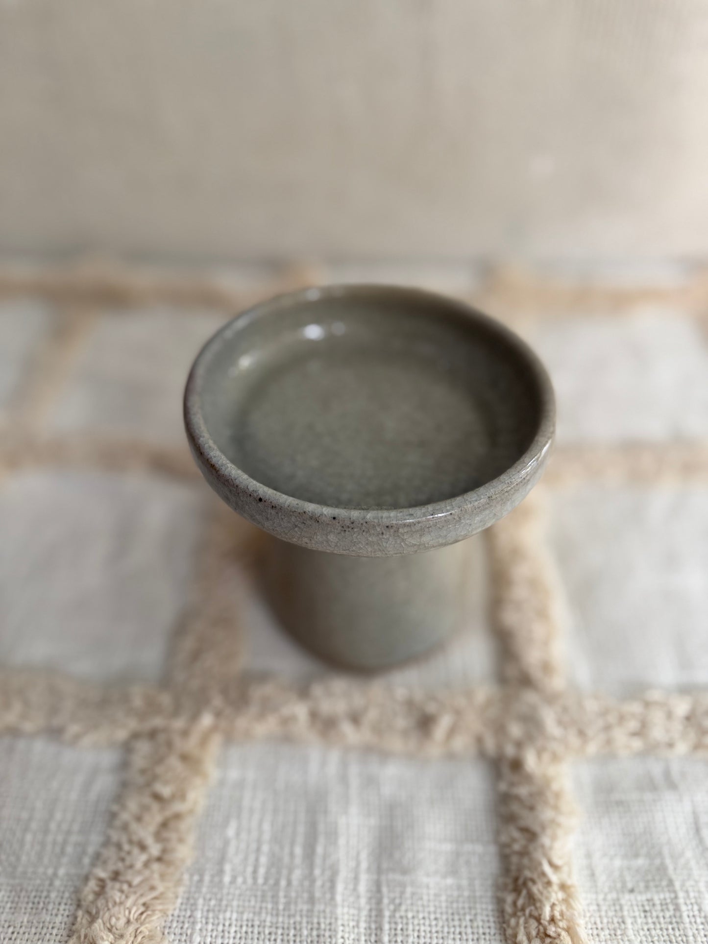 Pedestal Bowl/ Candle Holder
