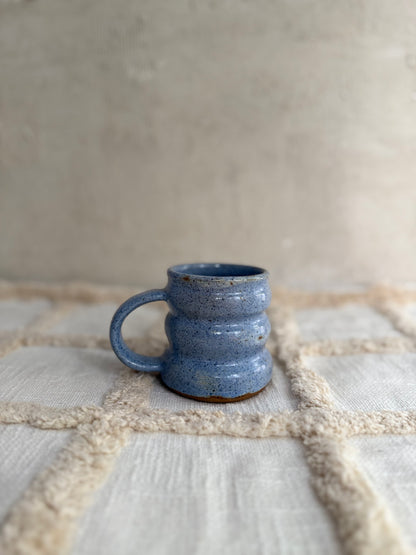Bubble Mug- Speckled Blue