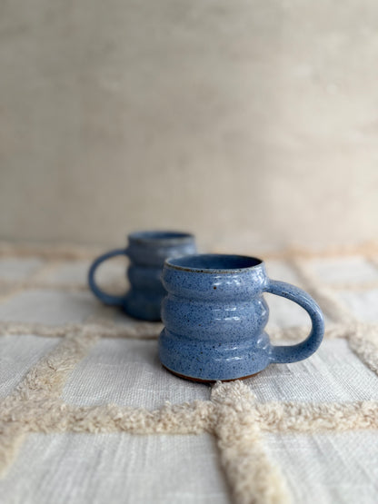 Bubble Mug- Speckled Blue