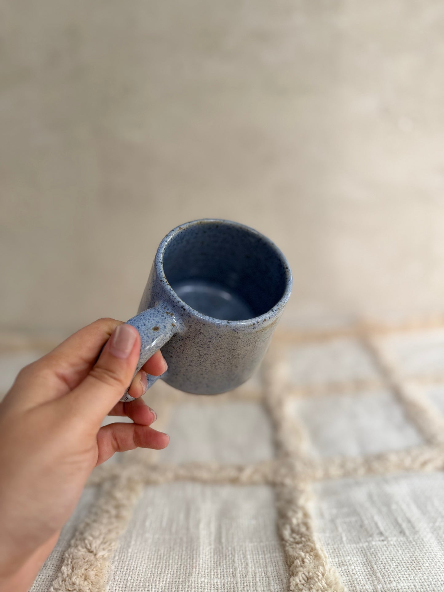 Coffee Mug- Speckled Blue