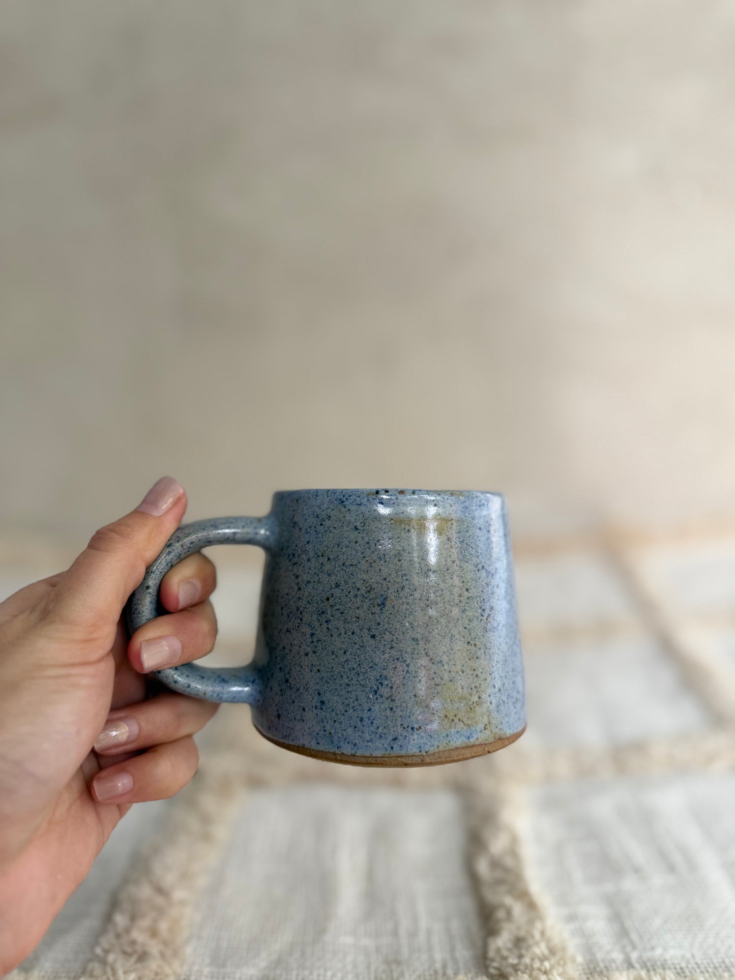Coffee Mug- Speckled Blue