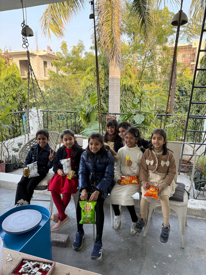 Kids Birthday Celebration Pottery Workshop