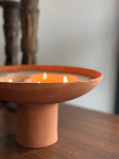 Earth Candle- Terracotta Large Multiwick Candle
