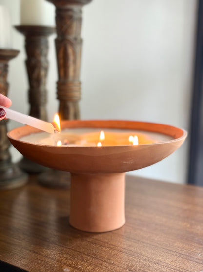 Earth Candle- Terracotta Large Multiwick Candle