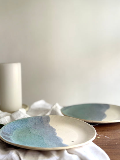Plate- Set of 2- Seafoam- 8"