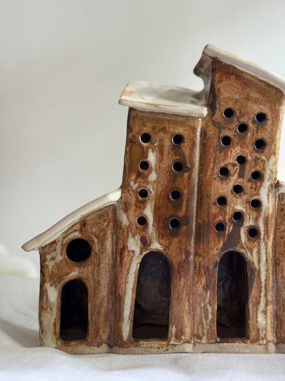"Forgotten"- Tealight Lantern Sculpture- Showpiece