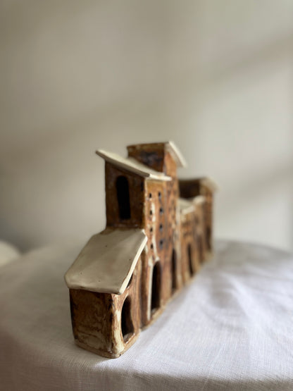 "Forgotten"- Tealight Lantern Sculpture- Showpiece