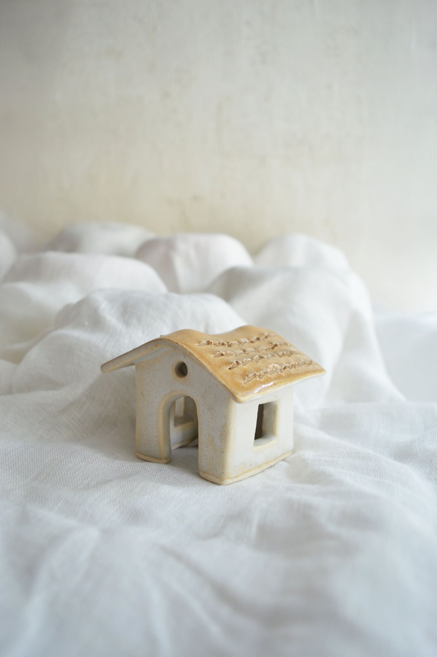 Ceramic Tealight Cottage #1