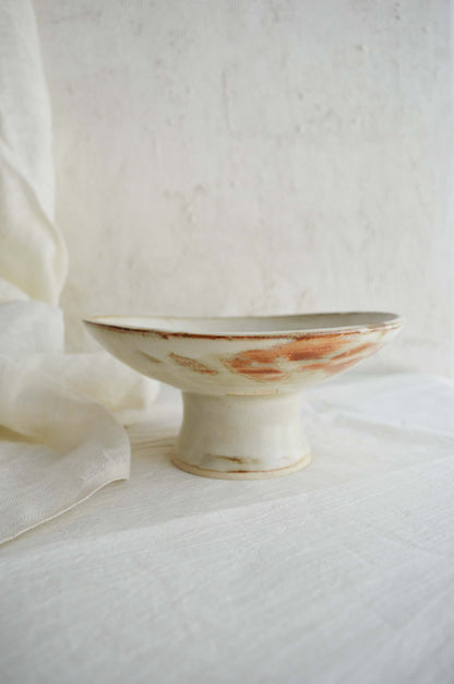Pedestal Bowl-  Shino