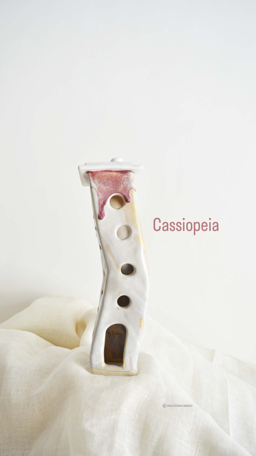 CASSIOPEIA- Topsy Turvy Tealight Housing Society- Ceramic Sculpture