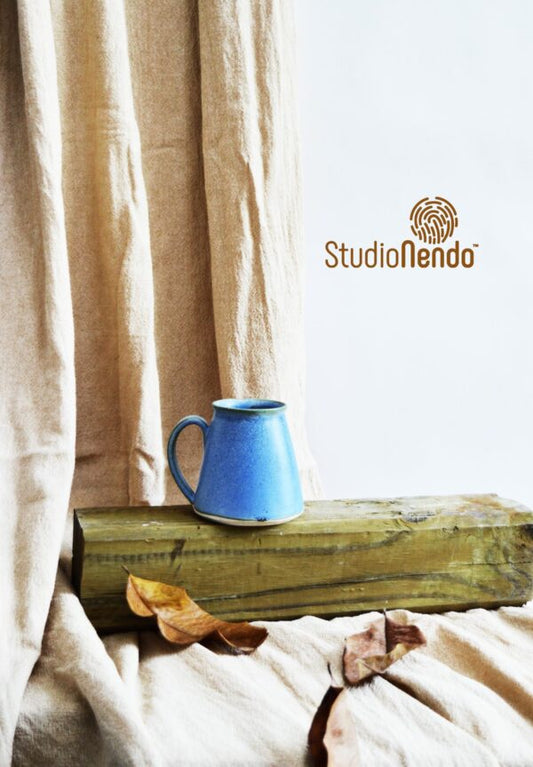 MUGS- MATT BLUE- SET OF 2