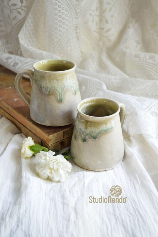 MUGS- SET OF 2- DUAL GLAZED