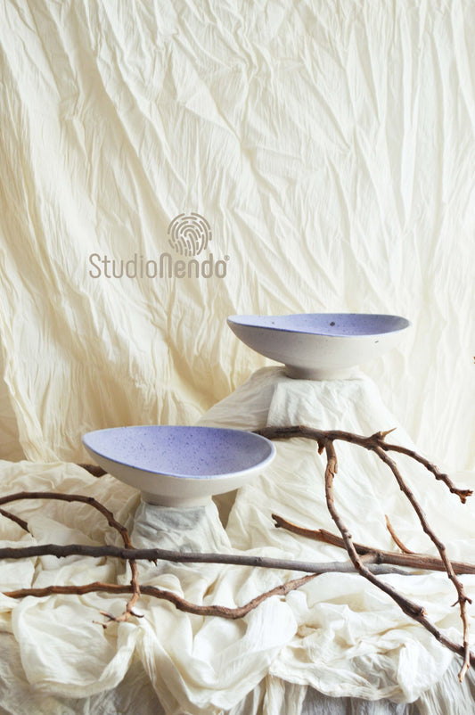 IRREGULAR/ORGANIC SHALLOW SERVING BOWLS