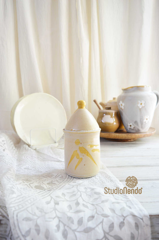PICKLE JAR- TEXTURED MUSTARD