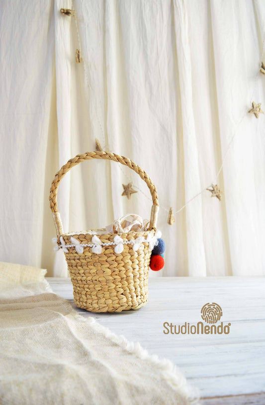 Sea Grass Bucket Bag Basket