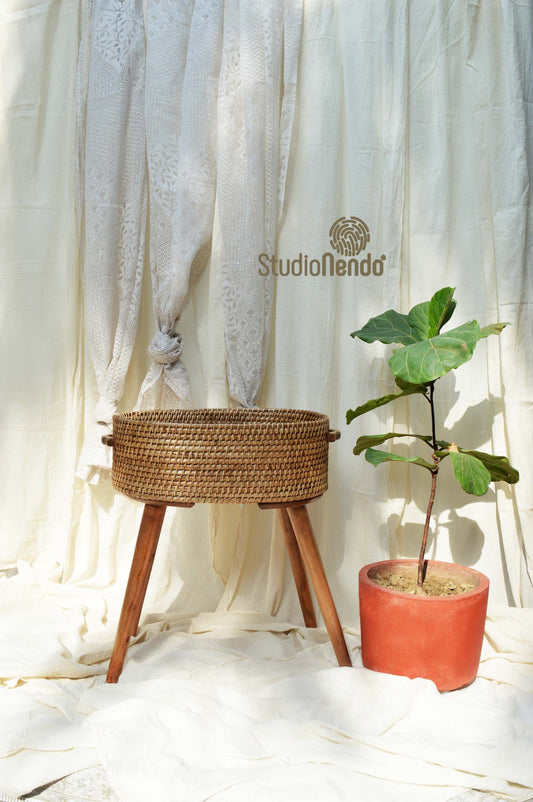 Cane Standing Basket