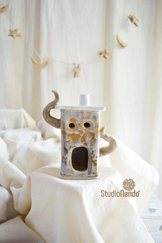 FREDDY- MONSTER TEALIGHT HOUSE