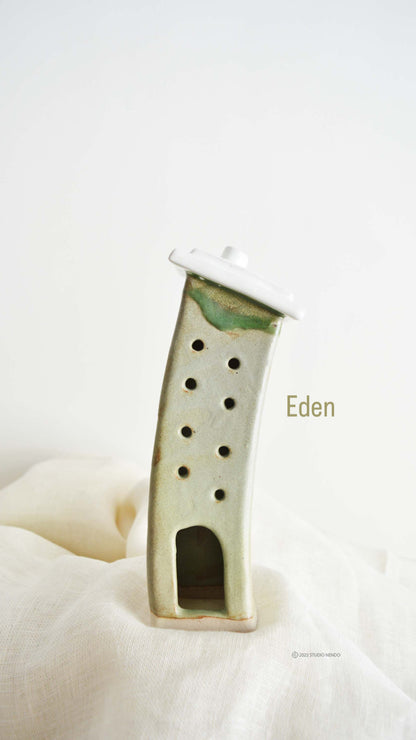 EDEN- Topsy Turvy Tealight Housing Society- Ceramic Sculpture