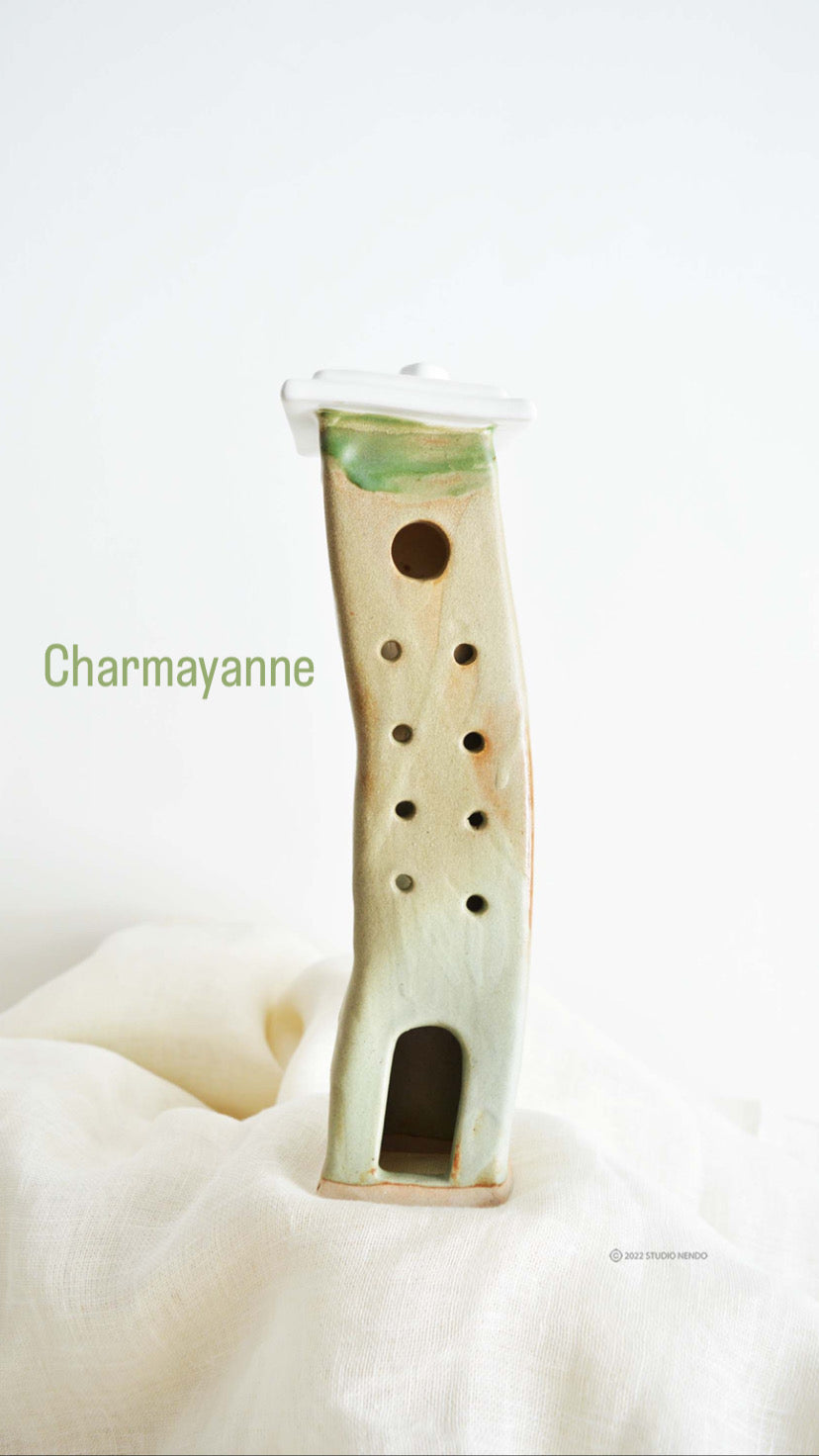 CHARMAYANNE- Topsy Turvy Tealight Housing Society- Ceramic Sculpture