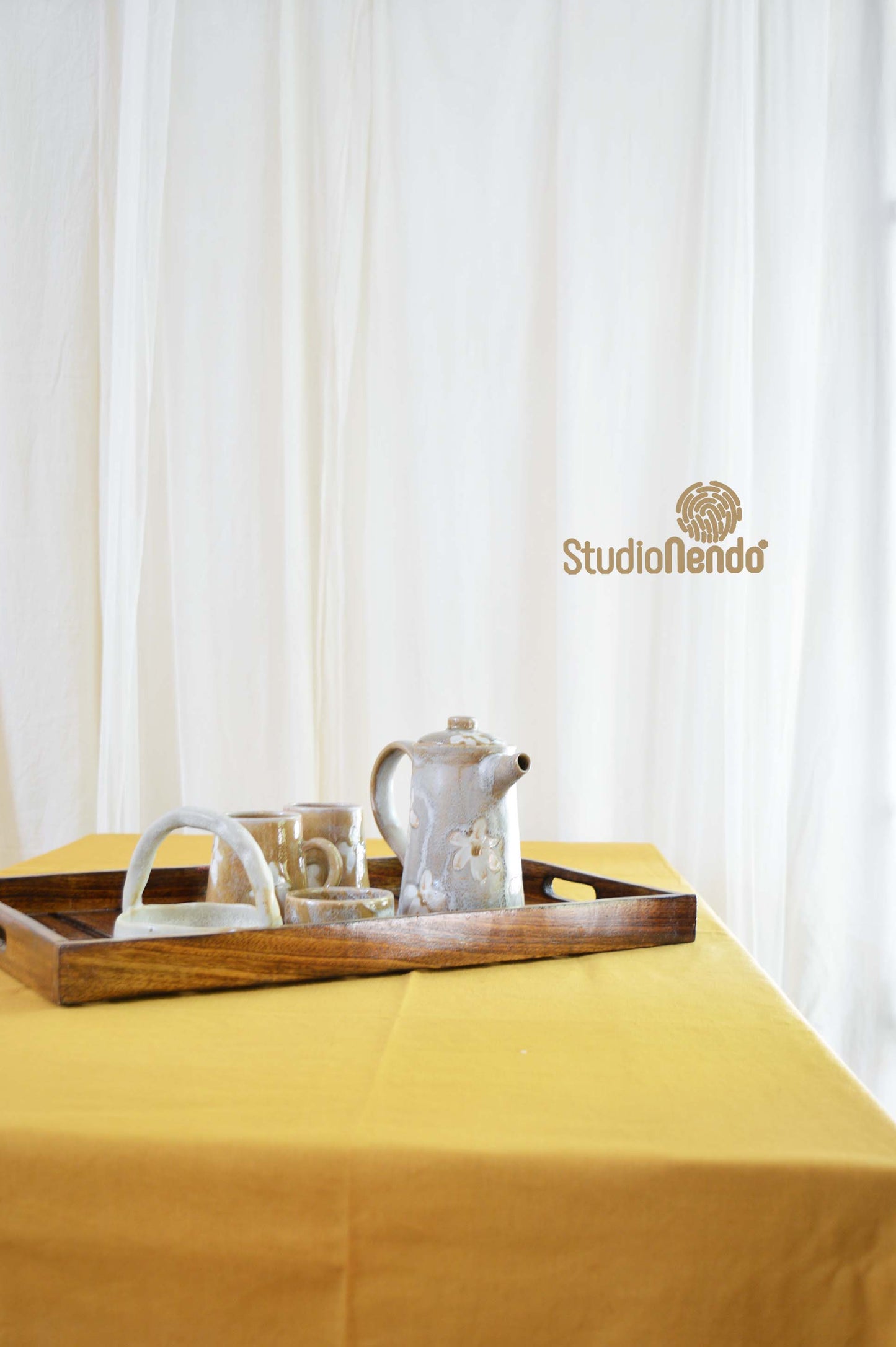 Linen Table Cloth- Mustard
