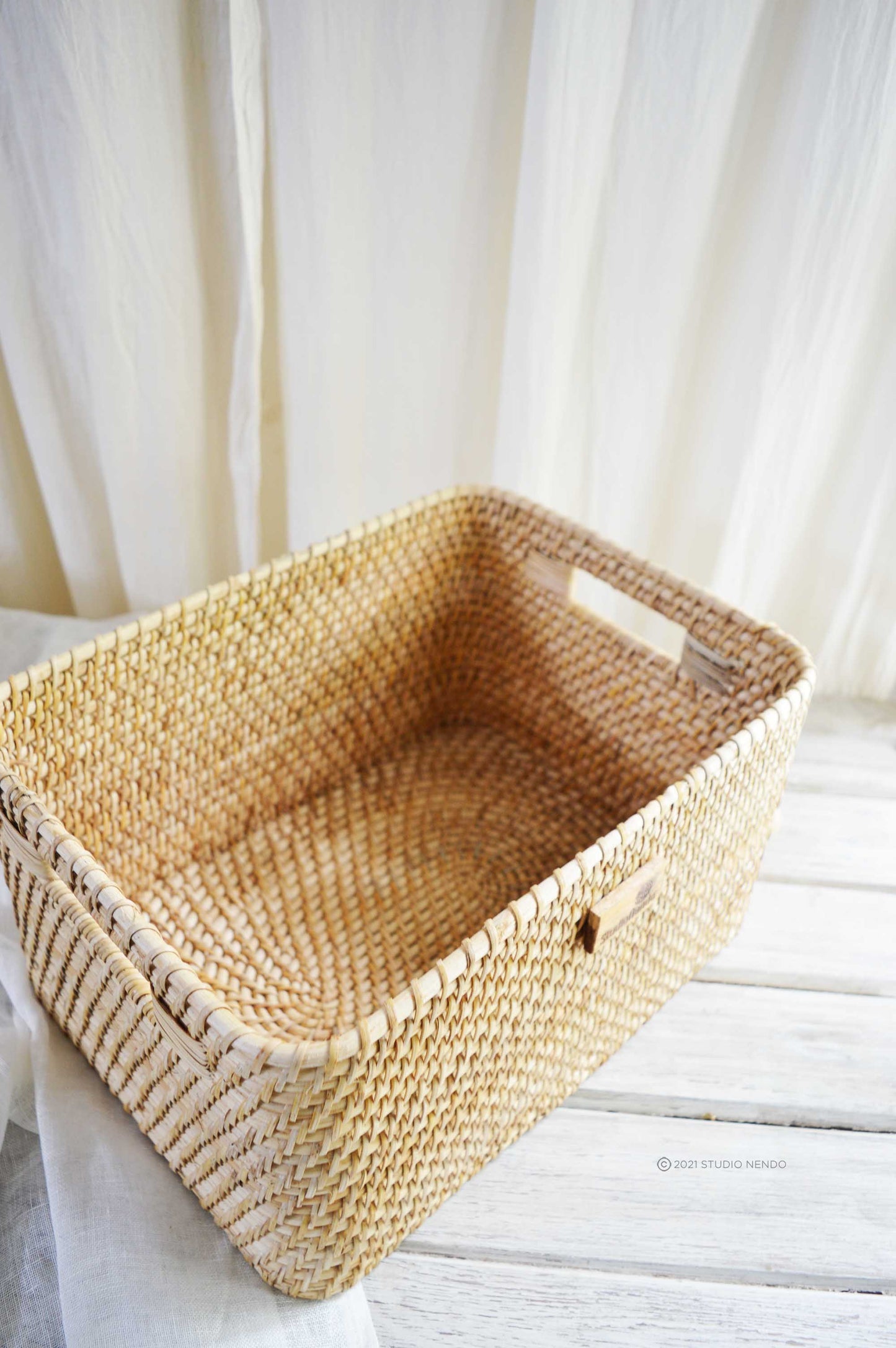 Cane Open Box- Laundry/Pantry Storage