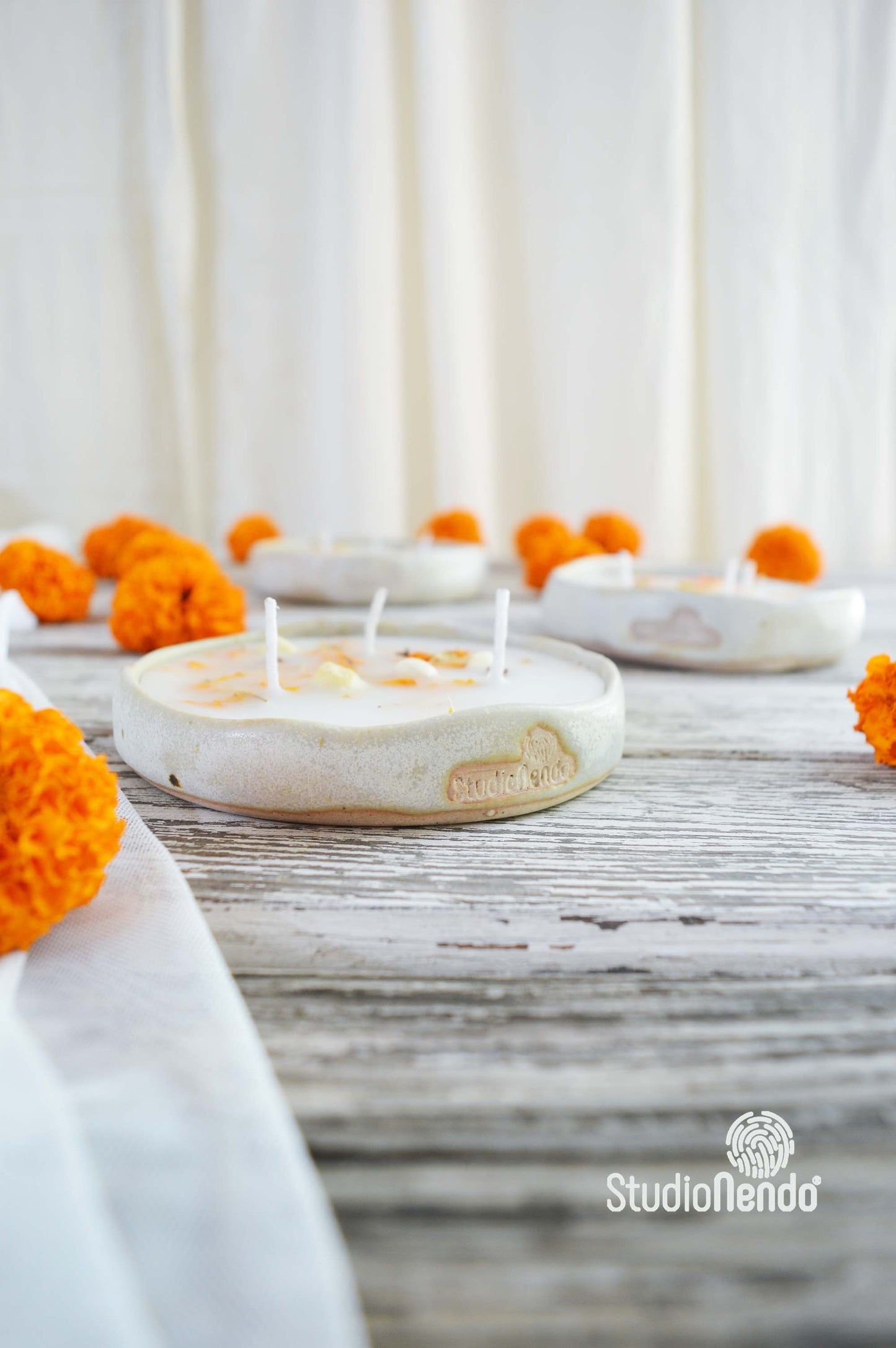 Festive Candle- Oatmeal- Jasmine