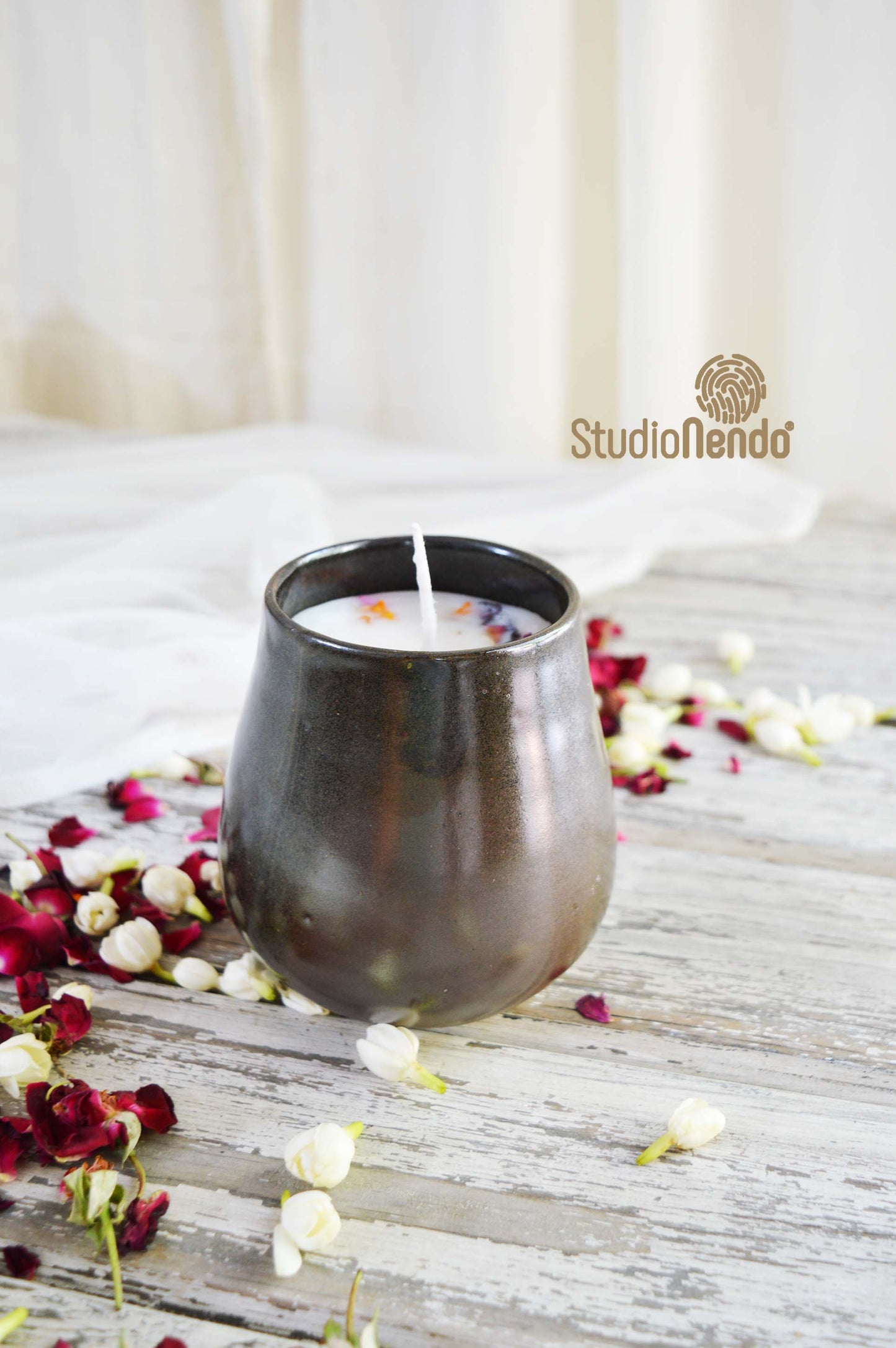 Festive Tumbler Candle- Dark Choco- Long Burning